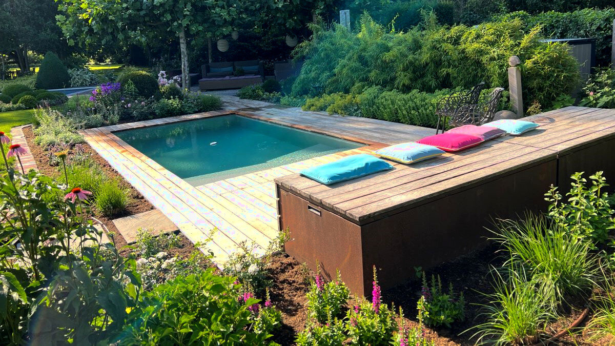Gartenbox CASA Cortenstahl