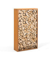 LIGUNA Kaminholzlager mit Rückwand, 980 x 1800 x 380...