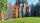 PARAS Sichtschutzwand, Motiv Wilde Quadrate, 900 x 1800 x 2 mm, 30 mm gekantet, Cortenstahl