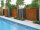 PARAS Sichtschutzwand, Motiv Bäume, 900 x 1800 x 2 mm, 30 mm gekantet, Cortenstahl