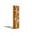 PARAS Sichtschutzwand, Motiv Bambus, 450 x 1800 x 2 mm, 28 mm gekantet, Cortenstahl