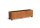 CALIDO Pflanzkübel, 2000 x 500 mm, 600 mm hoch, 2 mm Cortenstahl, umlaufender Rand 50-25 mm, mit Boden und Ablauflöcher, mit Füßen 90 mm hoch