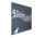 PARAS Maxi, Alu + V2A, RAL 7016 matt pulverbeschichtet, 1800 x 1800 x 2 mm, 30 mm gekantet, 2 tlg. 400/1400 mm, 1400 mm mit Sonder-Motiv 3er Set Dreiecke (links), 400 mm mit Motiv Katze sitzend linksbündig (48)