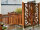 PARAS Sichtschutzwand, Motiv Baumgabelungen, 1400 x 1800 x 2 mm, 30 mm gekantet, Cortenstahl