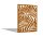 PARAS Sichtschutzwand, Motiv Blätter, 1400 x 1800 x 2 mm, 30 mm gekantet, Cortenstahl