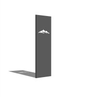 PARAS Sichtschutzwand, Motiv Berge, 450 x 1800 x 2 mm, 47...