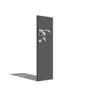 PARAS Sichtschutzwand, Motiv Pferdekopf, 450 x 1800 x 2...
