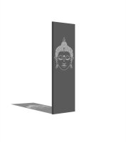 PARAS Sichtschutzwand, Motiv Buddha, 450 x 1800 x 2 mm,...
