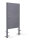 PARAS Gartentür Typ 1, farbbeschichtet RAL*, DIN links, Türblatt 1000 x 1800 x 60 mm, Einbauhöhe 100 mm über Boden, Türblatt geschlossen inkl. gehefteter Rückseite, Türdrücker Edelstahl, 2 Pfosten 80 x 80 x 2380 mm
