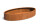 ELIPSO Pflanzgefäß, 2800  x 1600 x 400 mm, 3 mm Cortenstahl, umlaufender Rand 50-25 mm, mit Boden und Ablauflöchern