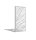 PARAS Sichtschutzwand, Motiv LINEA, 900 x 1800 x 2 mm, 30 mm gekantet, Edelstahl einseitig geschliffen