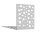 PARAS Sichtschutzwand, Motiv Wilde Quadrate, 1400 x 1800 x 2 mm, 30 mm gekantet, Edelstahl einseitig geschliffen