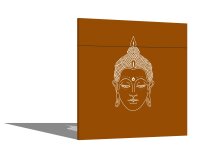 PARAS MAXI, Motiv Buddha, 1800 x 1800 x 2 mm, 30 mm...