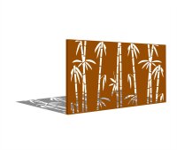PARAS Sichtschutzwand, Motiv Bambus, 1800 x 900 x 2 mm,...