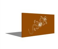 PARAS Sichtschutzwand, Motiv Gecko, 1800 x 900 x 2 mm,...