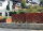 PARAS Sichtschutzwand, Motiv Rohrkolbenschilf, 1800 x 900 x 2 mm, quer, 30 mm gekantet, Cortenstahl