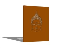 PARAS DUO Sichtschutzwand, Motiv Buddha, 1400 x 1800 x 60...