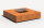 FOMA Feuertisch Cortenstahl mit Grillrost, 1200 x 1200 mm, Höhe 280 mm, umlaufender Rand 350 mm, Feuerbereich 500 x 500 mm