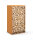 LIGUNA Kaminholzlager, 980 x 1980 x 750 mm, (bxhxt), 3 mm Corten, umlaufend 40 mm gekantet, ohne Rückwand, ca.1,5 Raummeter