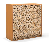 LIGUNA Kaminholzlager, 1980 x 1980 x 750 mm, (bxhxt), 3...
