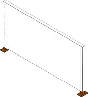 PARAS U-Profilpfosten Cortenstahl 41/45/41 x 1000 mm,...